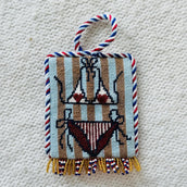 USA Red White & Blue Bikini So Tini Needlepoint Canvas 18 Mesh