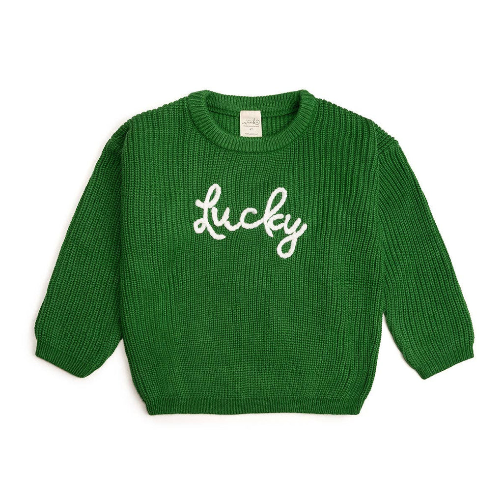 Lucky St. Patrick's Day Knit Sweater