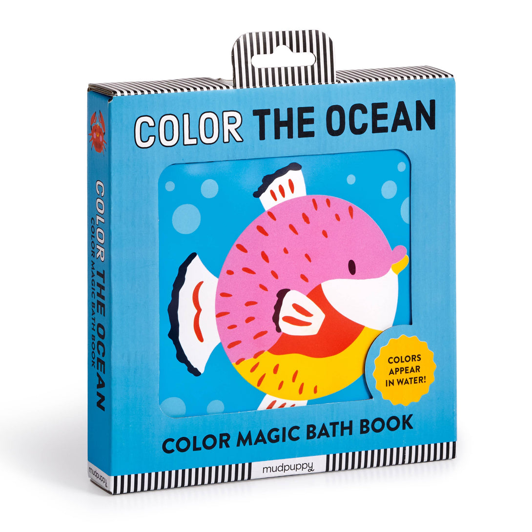 Color the Ocean Color Magic Bath Book