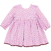 Girls Amma Dress - Lavender Tiny Roses