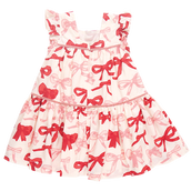 Girls Camelia Dress in Valentines Bows