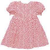 Girls Hermione Dress in Mini Hearts