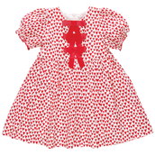 Girls Hermione Dress in Mini Hearts