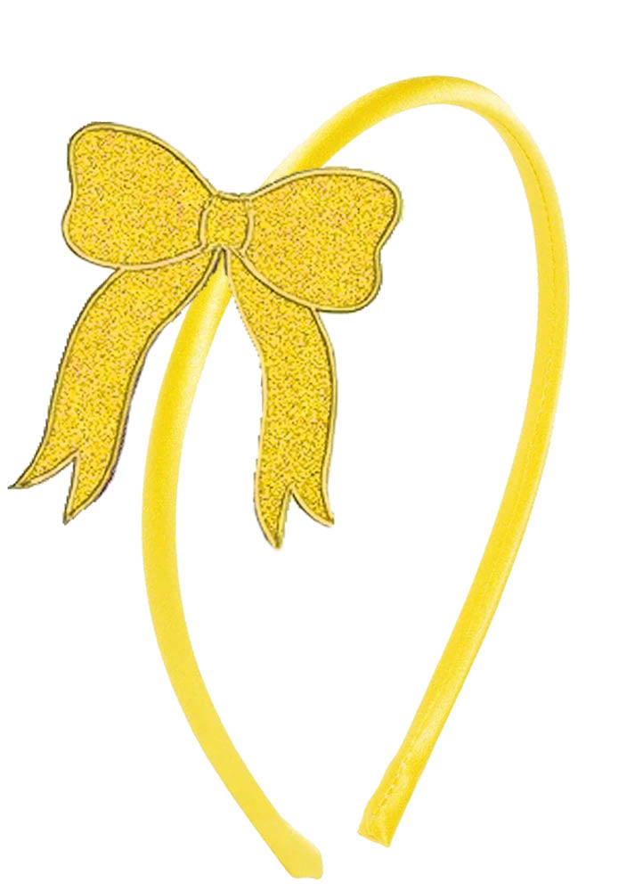 Gold Glitter Bow Headband PRE-ORDER