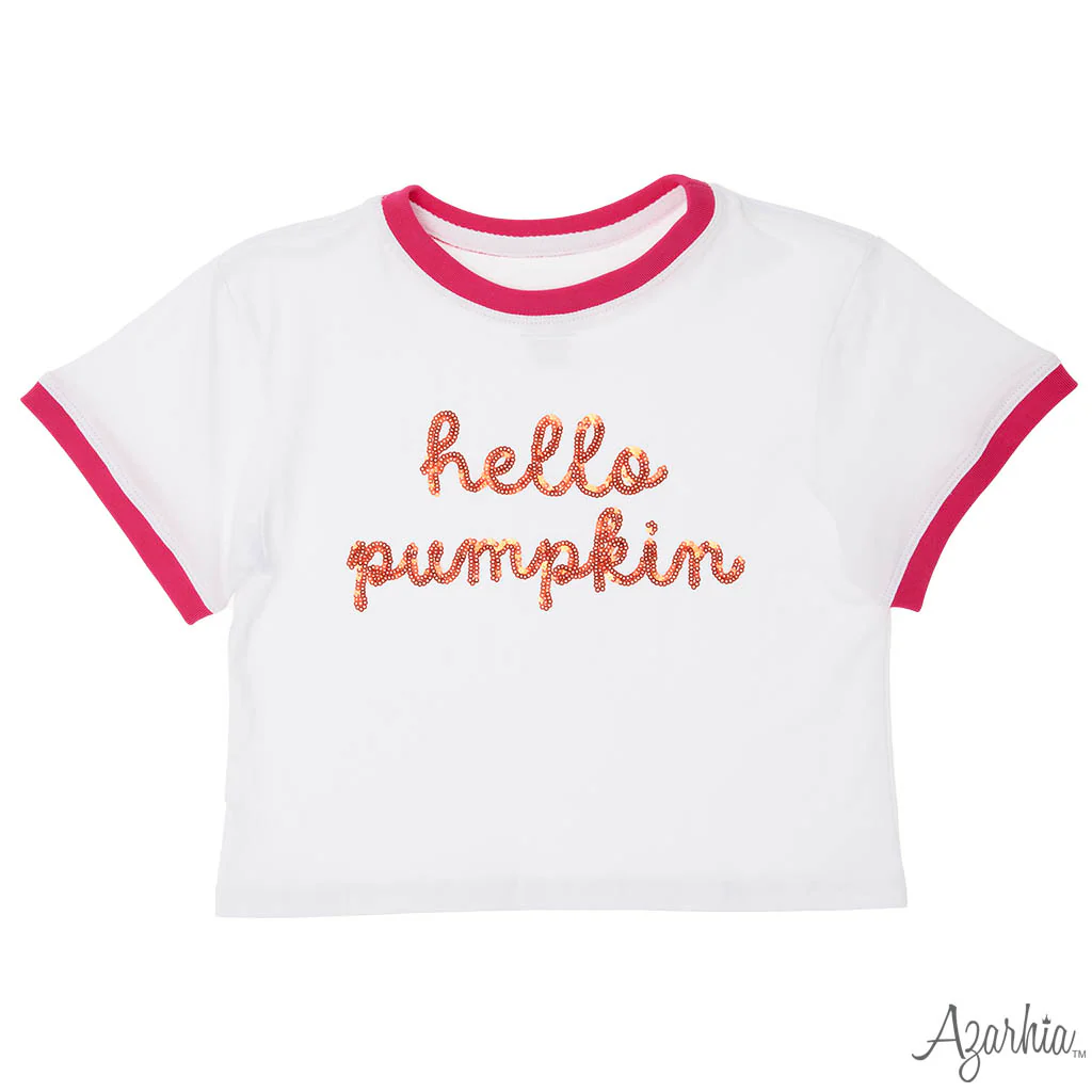 Hello Pumpkin Tinsel Tee