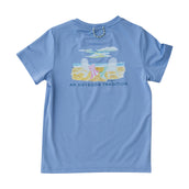 Girls' Pro Performance Fishing Tee in Cob