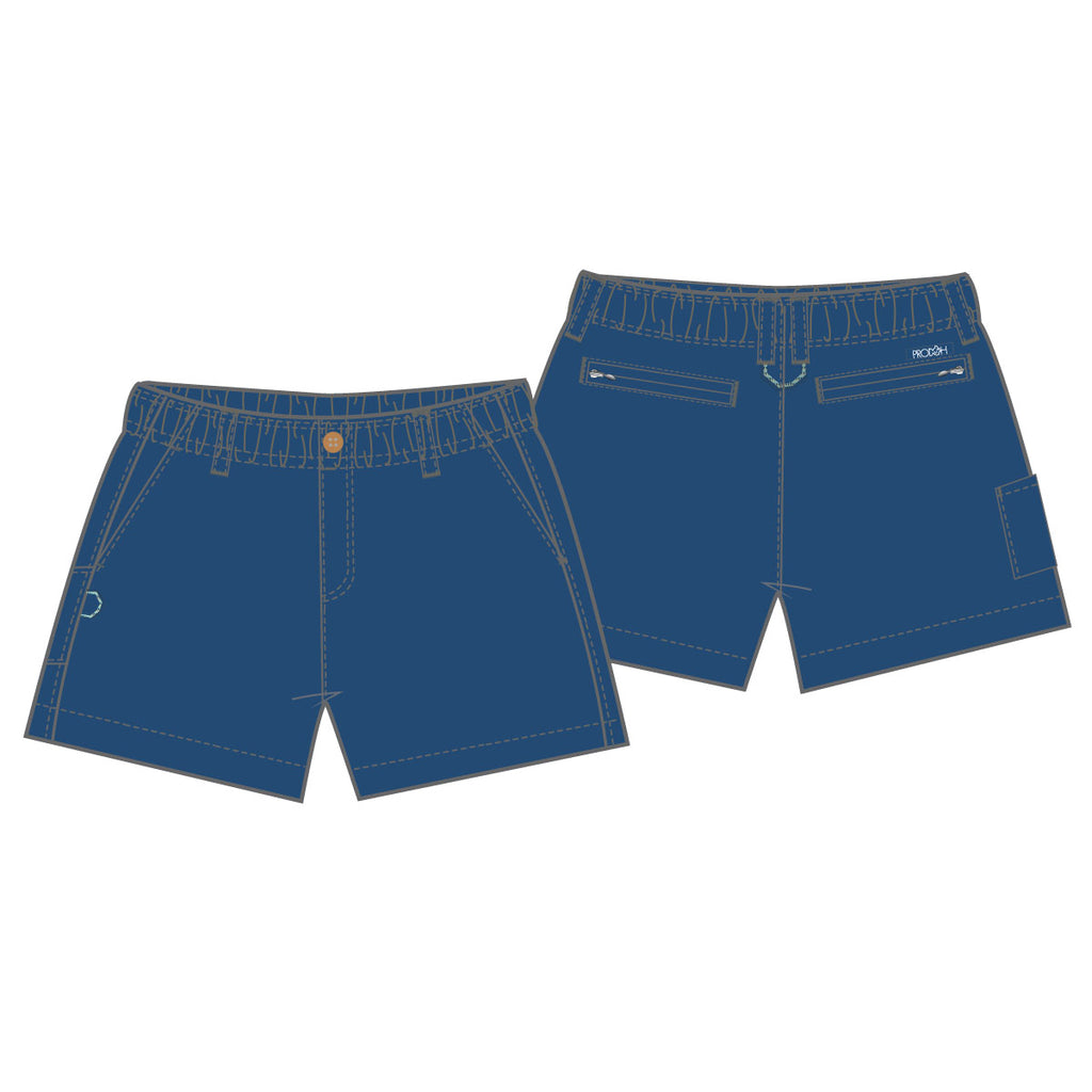 Boys' Outrigger Performance Short in Set Sail