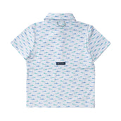 Boys' Pro Performance Polo in Fish PRE-ORDER