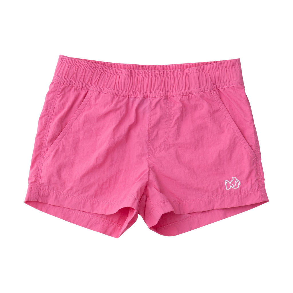 Girls' Harbor Hanging Short in Fuchsia Pink