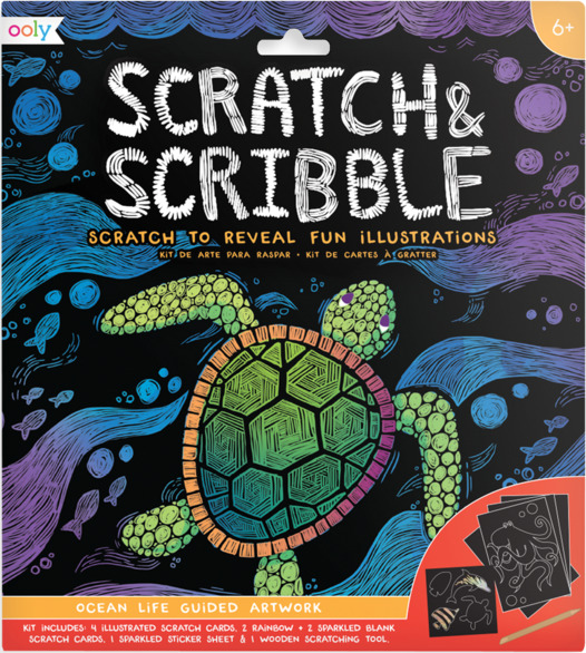 Ocean Life Scratch and Scribble