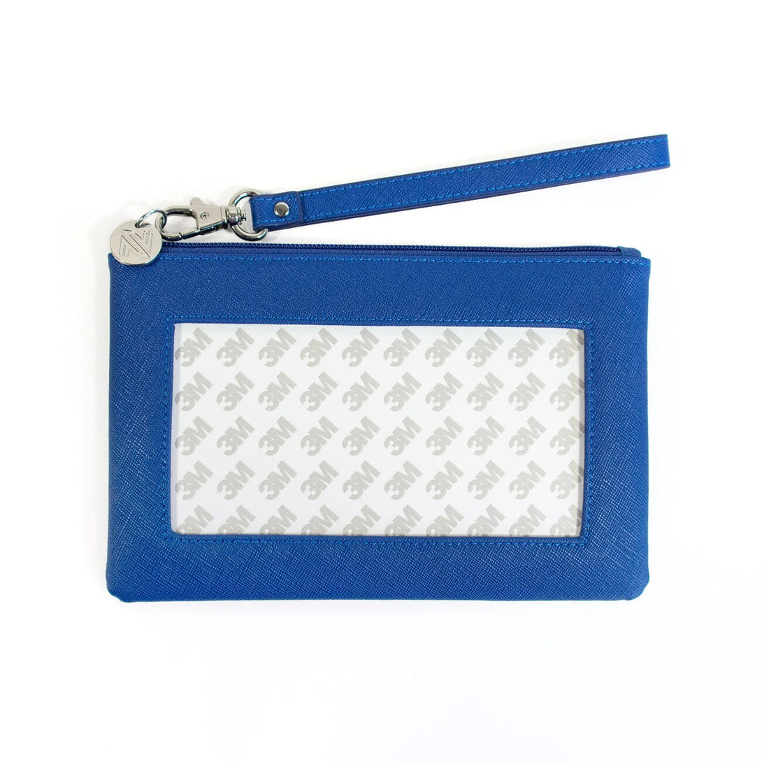 Leather Pouch - Blue