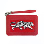 Leather Pouch - Red