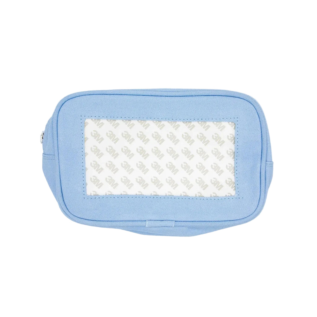 Cosmetic Bag Light Blue Canvas