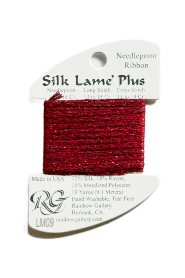 Silk Lame' Plus LM09 Dark Red