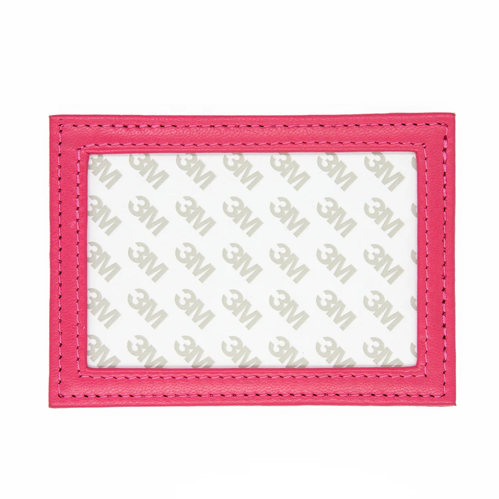 Leather Mini Sign Hot Pink