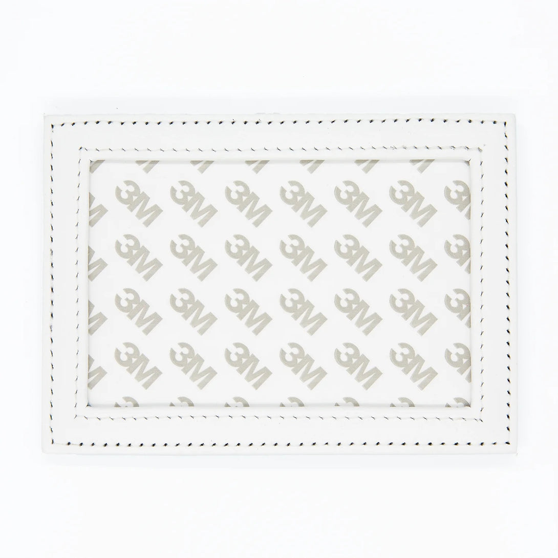 Leather Mini Sign White