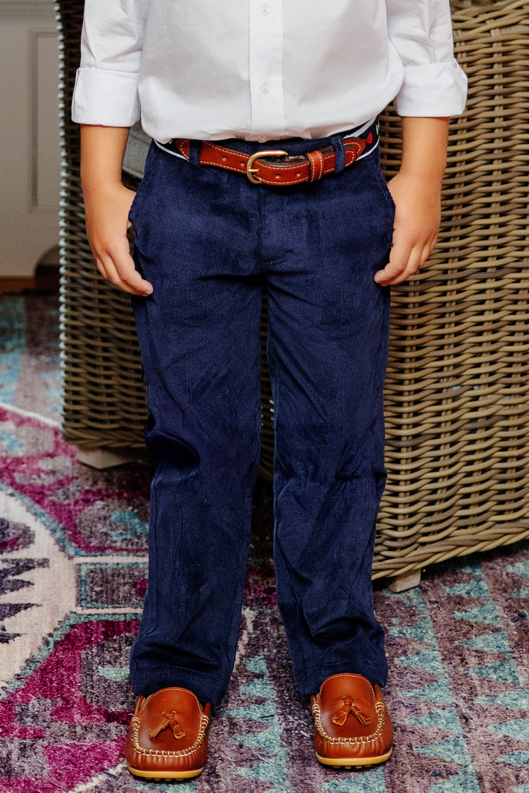 Prep School Pants Nantucket Navy Corduroy