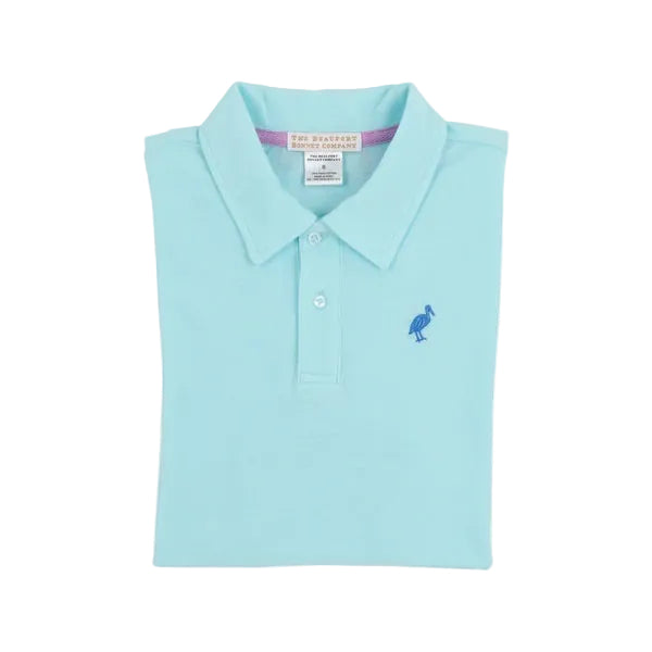 Prim and Proper Beach Polo Edisto Egg Blue