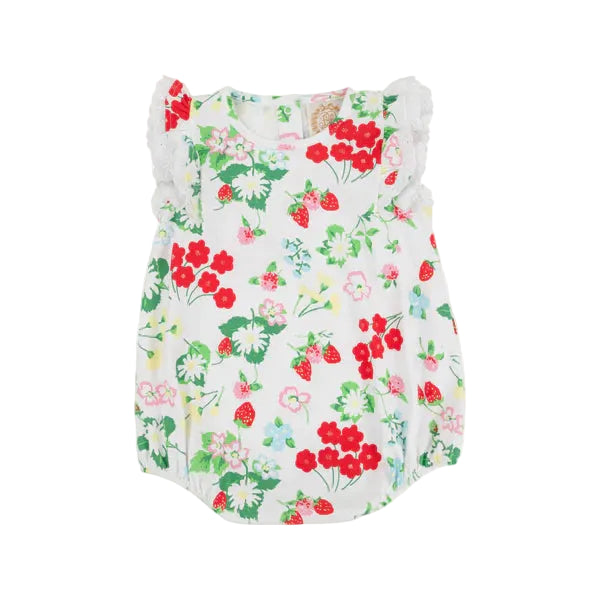 Ruehling Ruffle Bubble Berry Sweet w/Worth Ave. White
