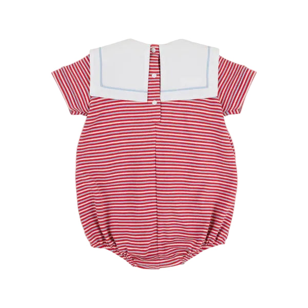 Towne's Top Sail Bubble Richmond Red, Beale St. Blue & Worth Ave. White Stripe