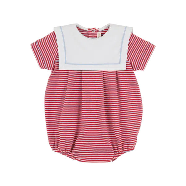 Towne's Top Sail Bubble Richmond Red, Beale St. Blue & Worth Ave. White Stripe