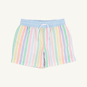 Tortola Swim Trunks Southampton Stripe/Worth Ave White