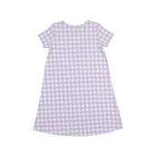 Polly Play Dress Lauderdale Lavender Gingham