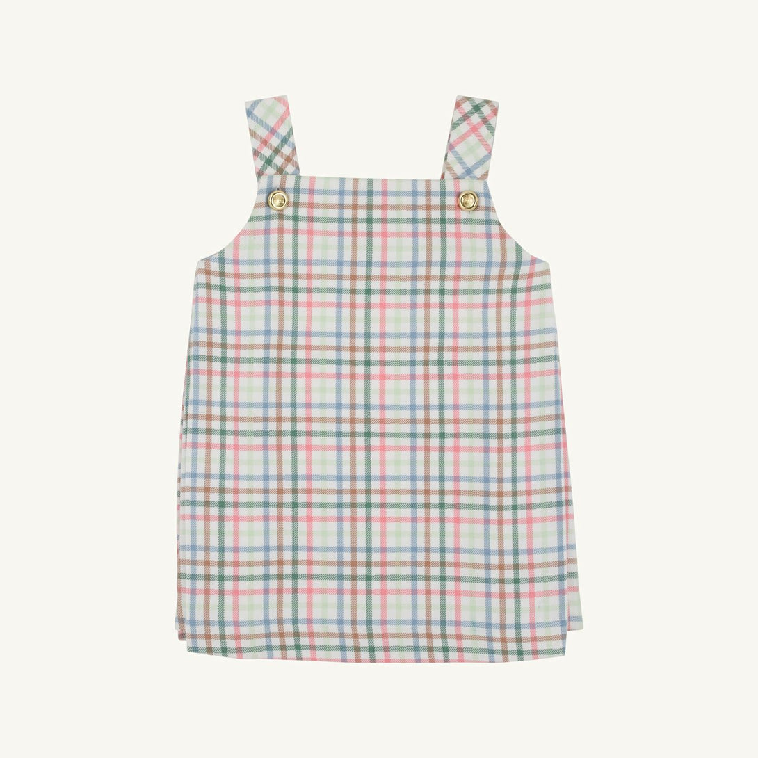 Pleated Ginny Jumper Manalapan Plaid