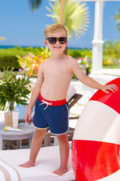 Tanner Trunks Nantucket Navy/Richmond Red