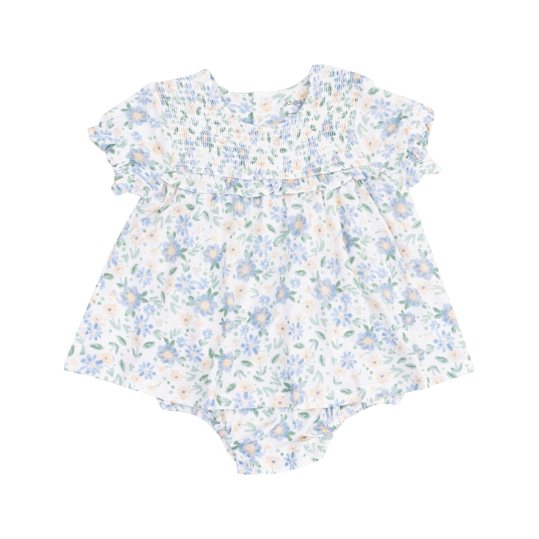 Baby Veronica Floral Smocked Ruffle Bubble Skirt