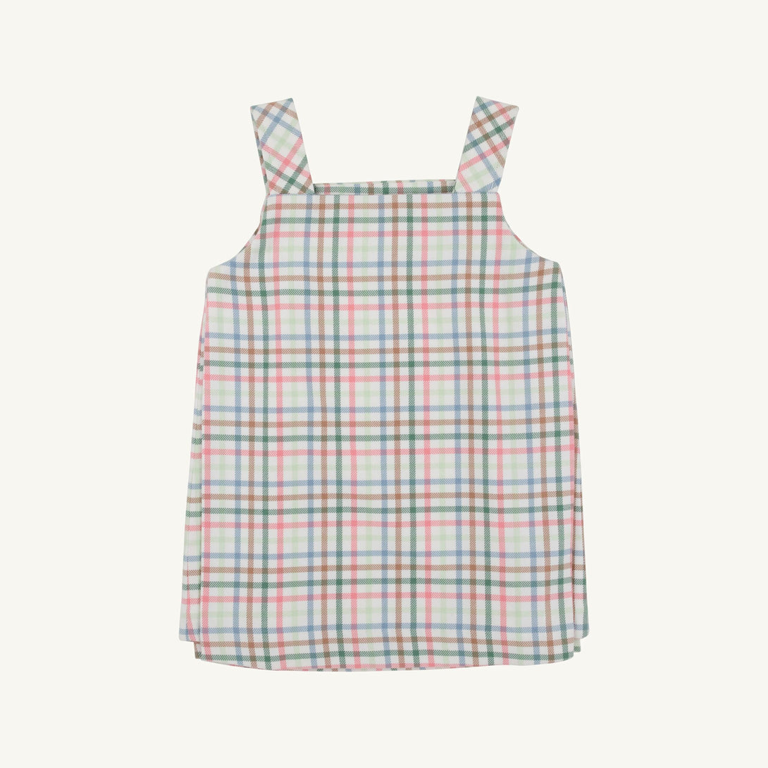 Pleated Ginny Jumper Manalapan Plaid