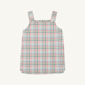 Pleated Ginny Jumper Manalapan Plaid