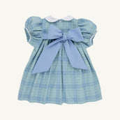 Mary Dal Dress Audubon Park Plaid Sarasota Sky