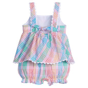 Evie Bloomer Set Preppy Plaid