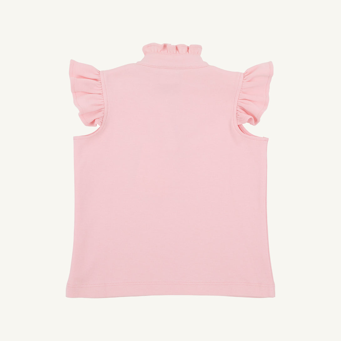 Rosie Ruffle Top - Heavy Weight Knit Sandpearl Pink
