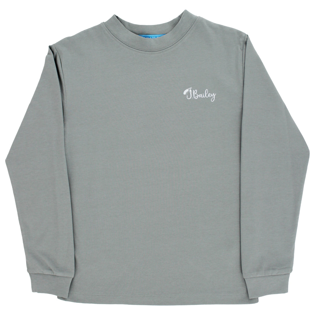 Long Sleeve Logo Tee - Trout/Limestone PRE-ORDER
