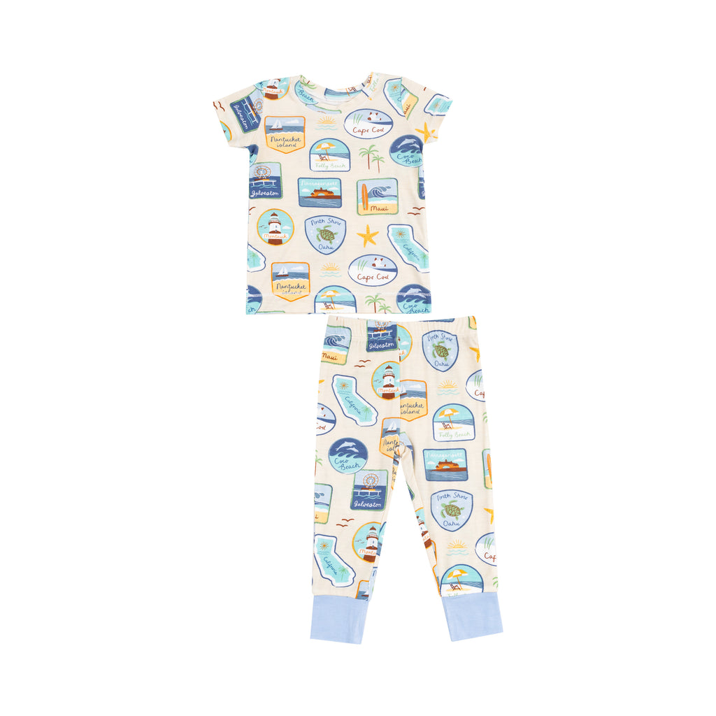 Beach Patches S/S Loungewear Set