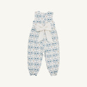 Sleeveless Rebecca Romper Quilted Horse Bits and Bows Palmetto Pearl