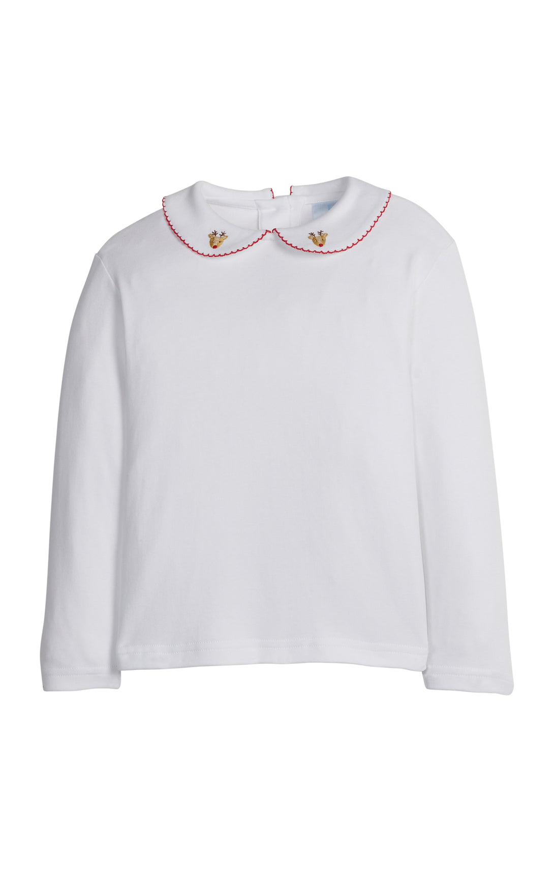 Long Sleeve Pinpoint Shirt - Reindeer