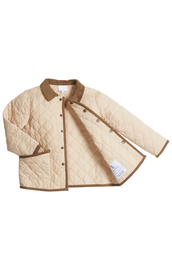 Classic Quilted Jacket - Khaki