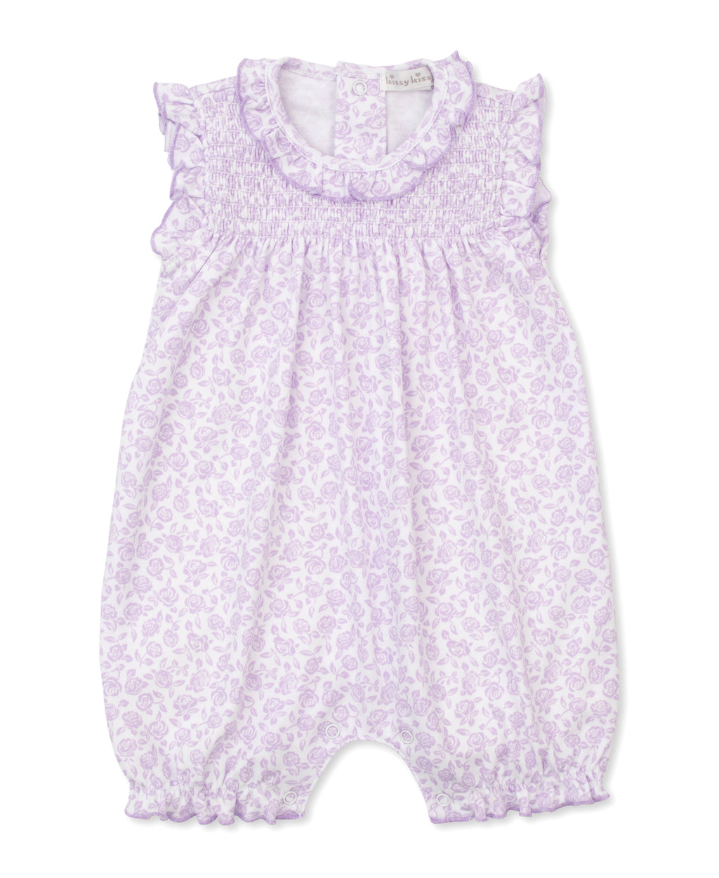 Summer Gardens Lilac Smocked Sleeveless Playsuit