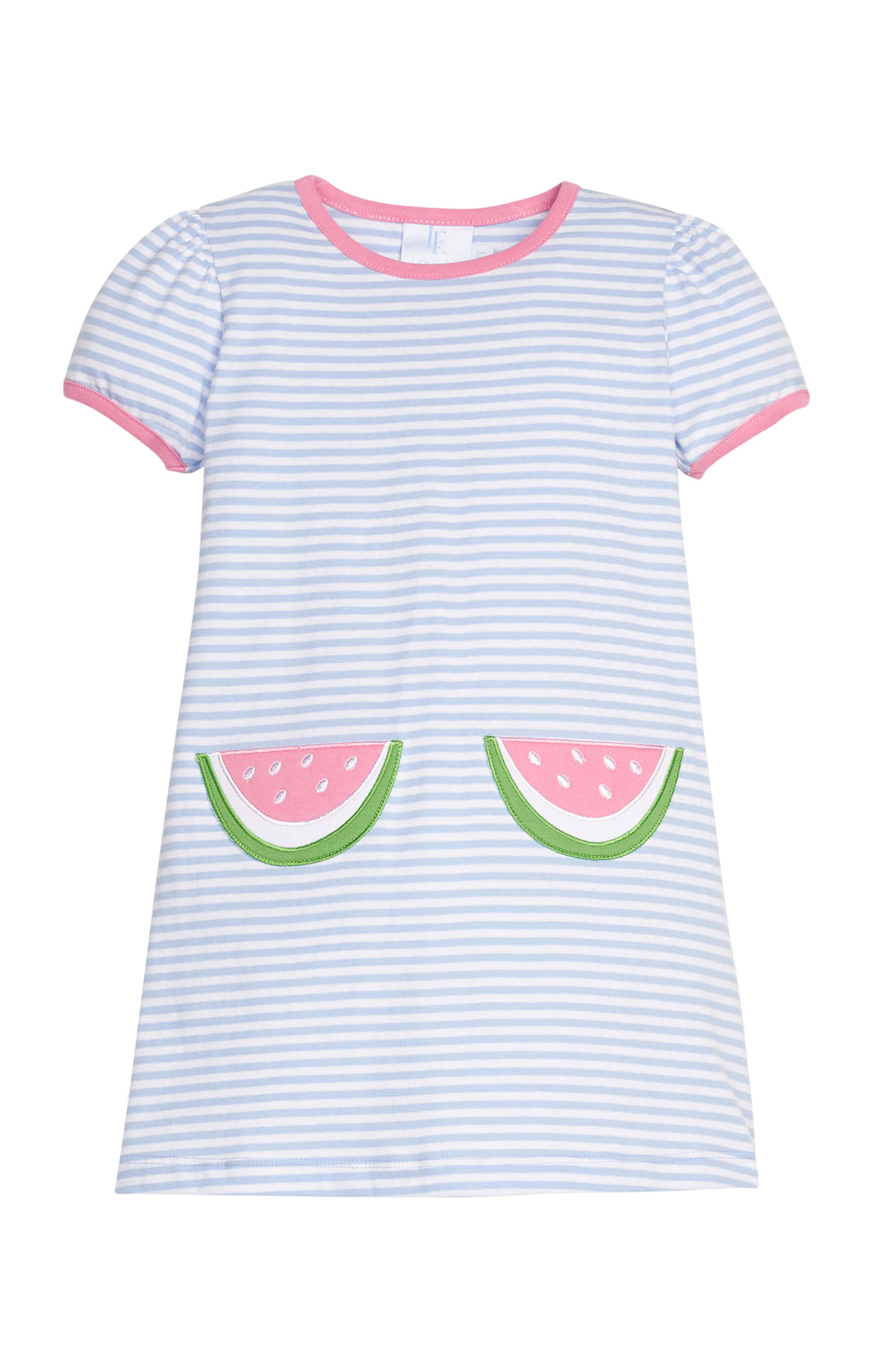 Applique Pocket T-Shirt Dress Watermelon PRE-ORDER
