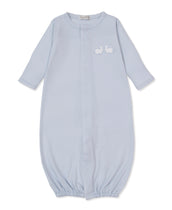 Pique Twin Bunnies Converter Gown Blue