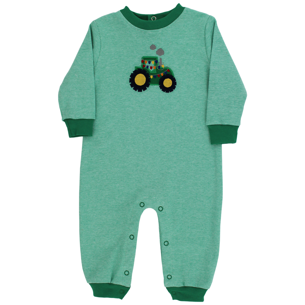 Yuletide Tractor Knit Romper PRE-ORDER