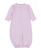 Pique Twin Bunnies Converter Gown Pink
