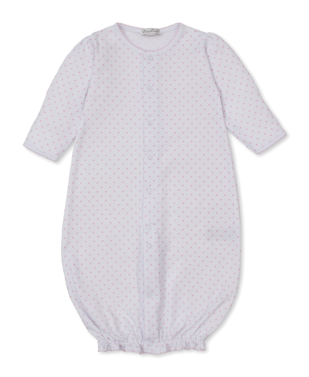 Teddy Bears Love Heart Converter Gown Pink