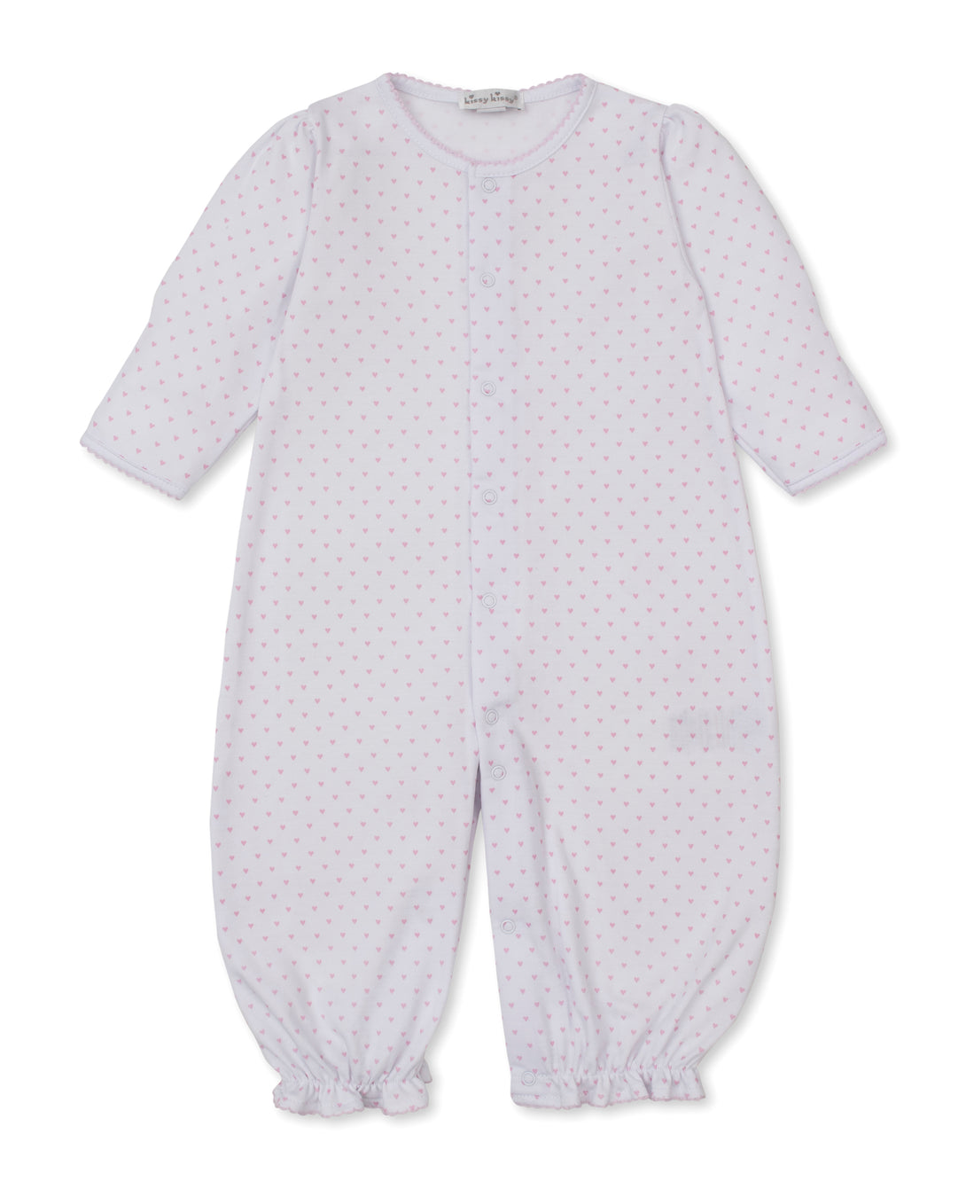 Teddy Bears Love Heart Converter Gown Pink