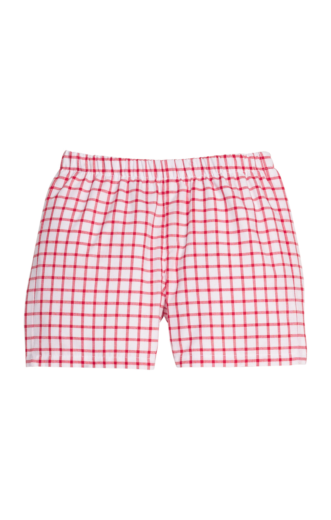Basic Short Red Windowpane