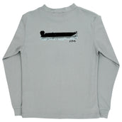 Long Sleeve Logo Tee - Jon Boat/Moss PRE-ORDER