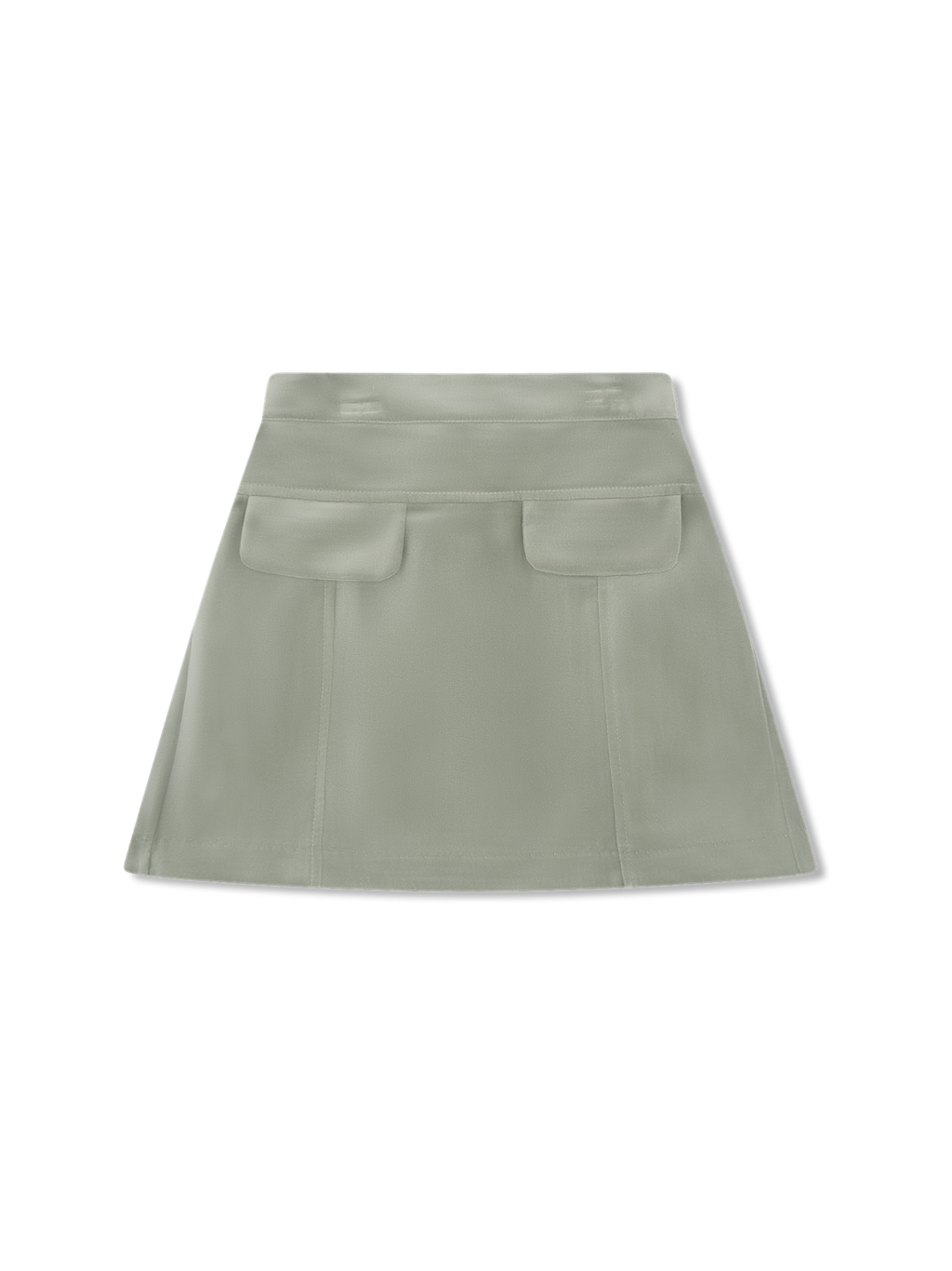Claire Skirt - Leyland Green Velvet